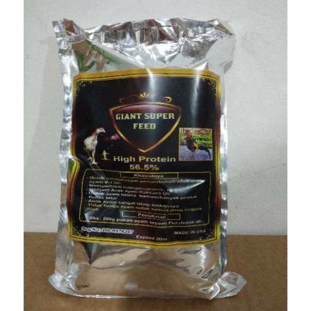 GIANT SUPER FEED tinggi protein pakan ayam raksasa bisa semua jenis unggas