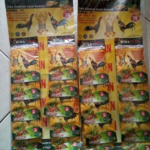 RENTENGAN ATAU 10 BUNGKUS BIMA POWER SASANA NGAPAK JAMU HERBAL AYAM TARUNG