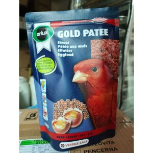 PAKAN MAKANAN BURUNG KENARI MERAH GOLD PATEE RED VERSELE LAGA IMPOR