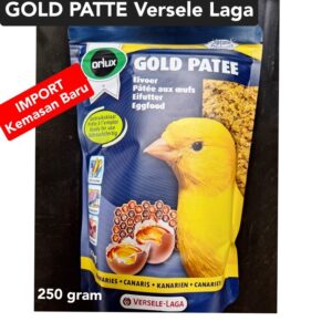 GOLD PATEE KUNING VERSELE LAGA egg food nutrisi pakan burung kenari finch