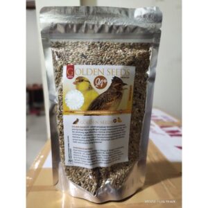 GOLDEN SEED DARI HW LARK PREMIUM PAKAN BURUNG PEMAKAN BIJI BRANJANGAN KENARI
