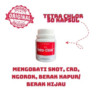 50 KAPSUL Vita TETRA CHLOR obat ayam unggas pilek ngorok koriza mencret crd