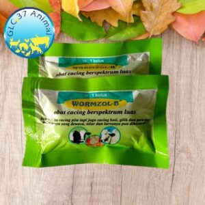 Obat cacing bolus sapi kerbau spektrum luas WORMZOL-B WORMZOL B