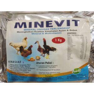 MINEVIT Mineral lengkap pertumbuhan & kesehatan anak ayam & bebek