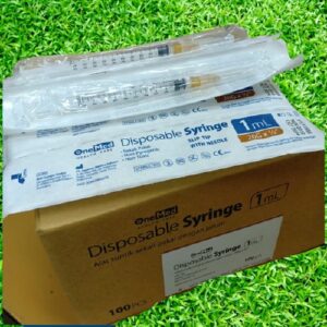 1 ML Spoid Suntikkan Syringe Spuit Disposable Spet Spuit Jarum Hewan